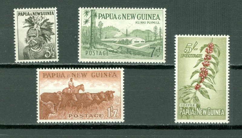 PAPUA & NEW GUINEA #139/146  HIGH VALUES of SET...MMH...$59.00