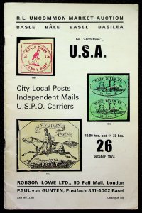 Robson Lowe (1973) - The Flintson USA, City Local Posts, Independent Mails