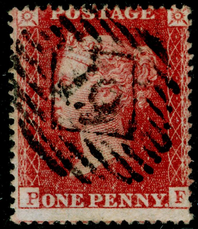 SG36, 1d rose-red PLATE 42, LC16, FINE USED. Cat £80. PF 