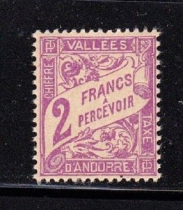 Andorra (Fr.) stamp #J19, MH OG, SCV $11.00 
