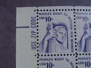 U.S.# 1592-MINT/NEVER HINGED---ZIP BLOCK 4-AMERICANA SERIES-1977