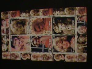 COLORFUL MARILYN MONROE STAMP SHEET