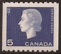 Canada - Scott# (010 - MNH single) 409 (1962) VF Queen El...