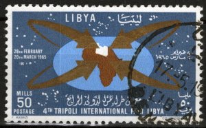 ZAYIX Libya 275 Used Map of Africa 013123S91