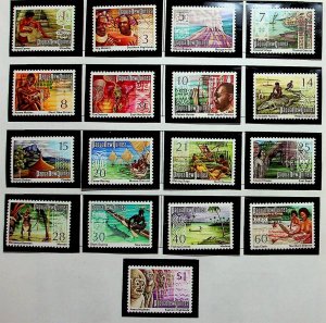 Papua New Guinea Sc 369-88 MNH SET of 1973 - Local life