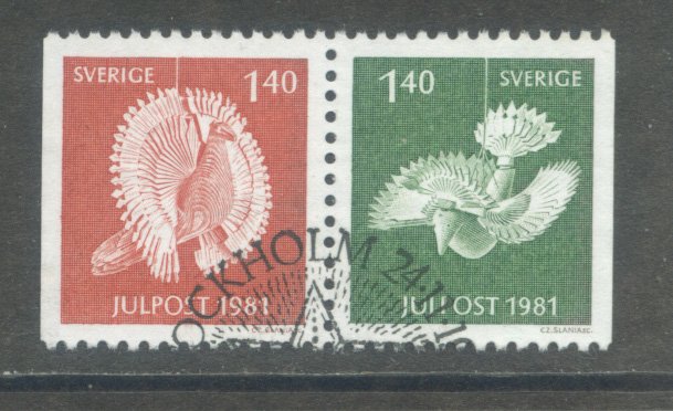 Sweden 1390-1  Used att'd pair (2)