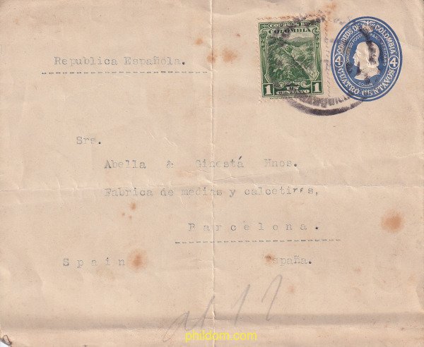 729612 USED COLOMBIA 1932 SERIE BASICA