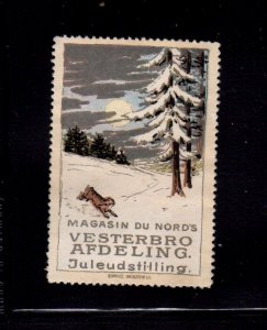 Danish Advertising Stamp - Magasin du Nord's Vesterbro Christmas Exhibition