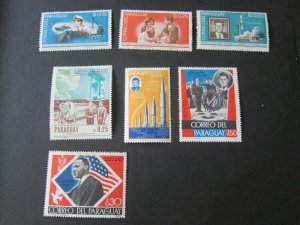 Paraguay 1964 Sc 838,887-8,997-8,1044 MH