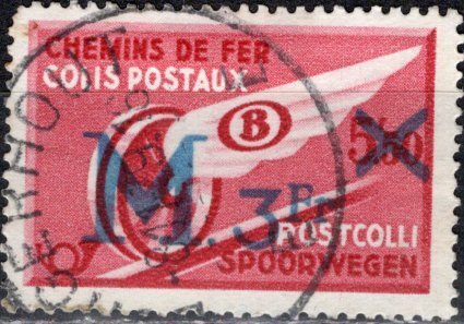 Belgium; 1939: Sc. # MQ1: O/Used Single Stamp