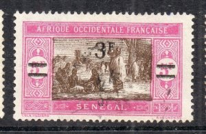 French Senegal 1918 Early Issue Fine Used 3F. Surcharged NW-231096