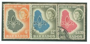 Barbados #254-256  Single (Complete Set) (Scouts)