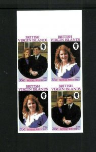 Wholesale Lot Virgin Islands #537-40 Imperf.(unlisted)  Cat.90.00 (3.00x30)