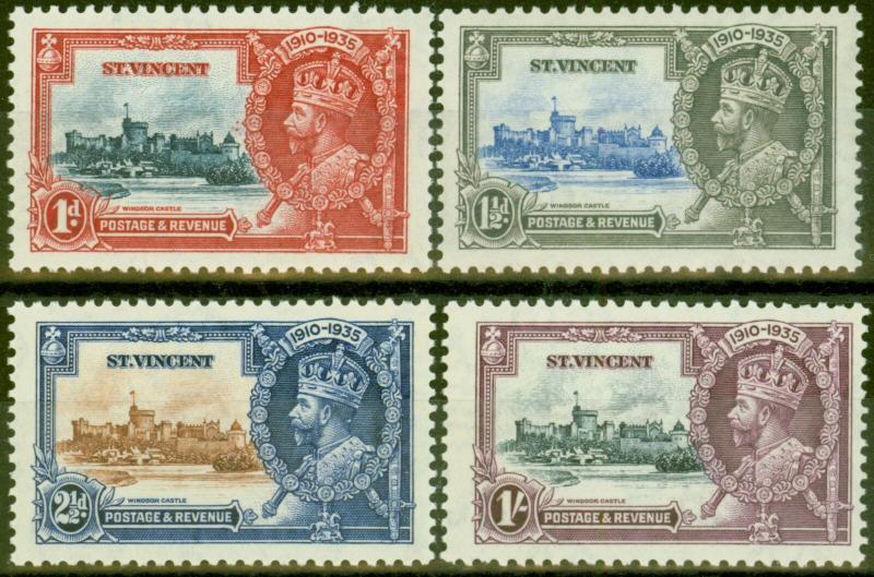 St Vincent 1935 Jubilee set of 4 SG142-145 V.F MNH