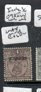 INDIA KGV 1A SG O98  INV  WMK NOT LISTED  MNH          P0322A  H