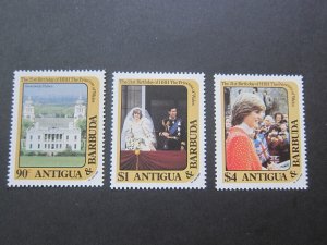 Antigua 1982 Sc 663-665 set MNH