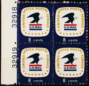 United States. 1971 8c(Block of 4) S.G.1433 Unmounted Mint