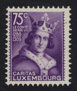 Luxembourg Emperor Henry VII 75c 1933 MNH SG#313 MI#253