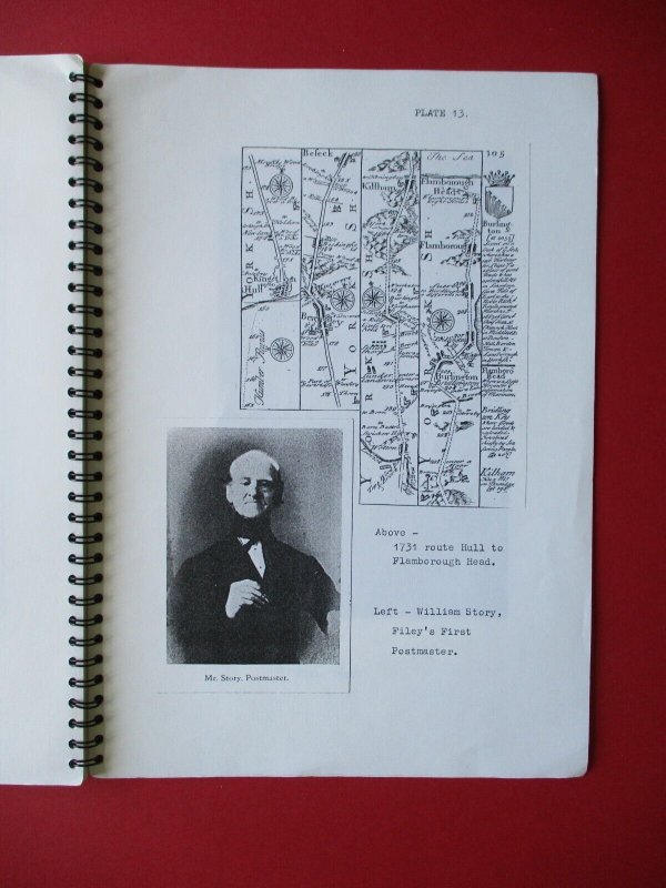 The Postal History of Bridlington Filey and Hunmanby By Ward and Sedgewick p/bac 