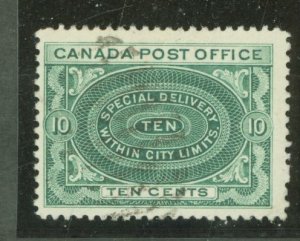 Canada #E1 Used Single