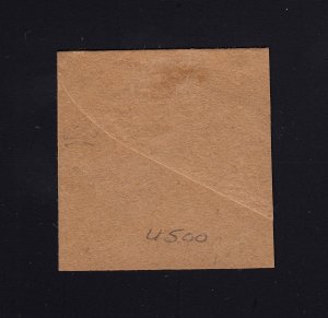 Scott #U500 Mint Cut Square, Cat $60.00