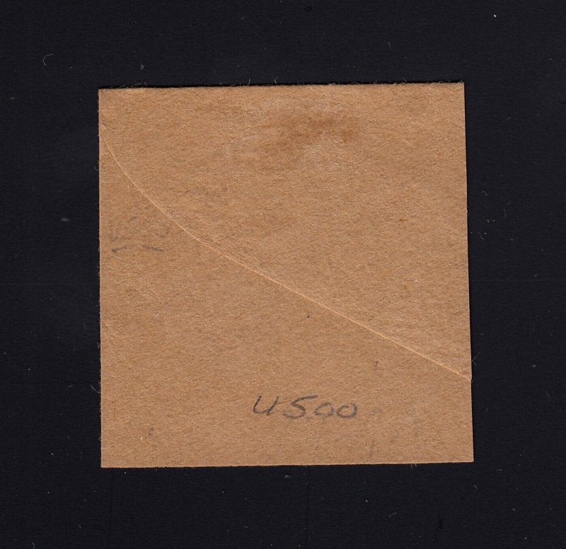 Scott #U500 Mint Cut Square, Cat $60.00
