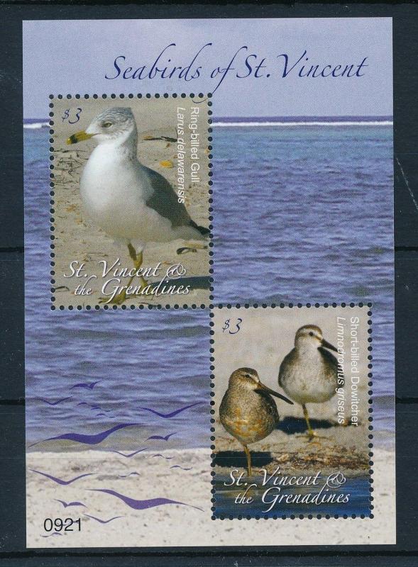 [23765] St. Vincent 2009 Birds Vögel Oiseaux Ucelli MNH Sheet