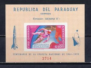 Paraguay Stamps # 918a Imperf Souvenir Sheet XF MNH