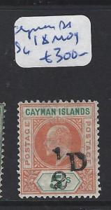 CAYMAN ISLANDS  (P0802B)  KE 1/2D/ 5/-  SG 18  MOG