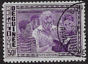 Guinea #C61 Used OG (CTO); 50fr Eleanor Roosevelt (1964)