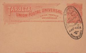 URUGUAY UNUSED POSTCARDS WITH TELEGRAFOS  HANDSTAMP  REF R 1328