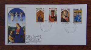 Malawi 1984 Christmas Religious Paintings on First Day Cover