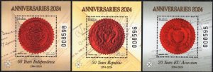 Malta 2024 MNH Stamps Souvenir Sheet European Union Independence Coats of Arms