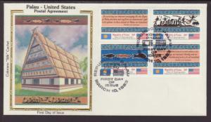 Palau 4a Postal Agreement 1983 Colorano U/A FDC