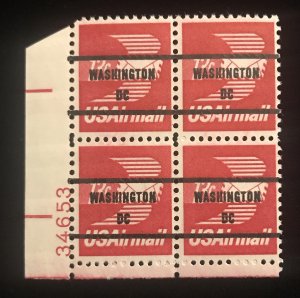 C79b Plate Block of 4, Bureau Precanceled, MNH