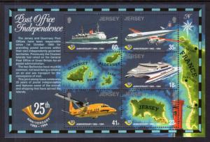 Jersey 689a Souvenir Sheet MNH VF