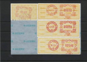 Switzerland 1978 Geneva Cancel Meter Mail Stamps Label Items Ref 27616 