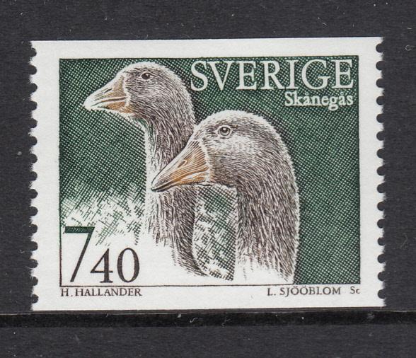 Sweden 1995 MNH Scott #2060 7.40k Scanian goose