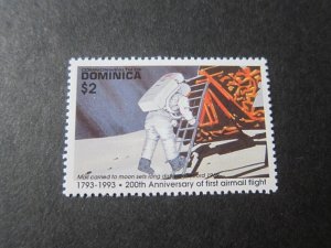 Dominica 1993 Sc 1572 space set MNH