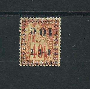 New Caledonia 13a Y&T 13a Invert MH VF 1891 SCV $26.00