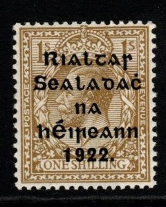 IRELAND SG51 1922 1/= OLIVE-BISTRE MTD MINT