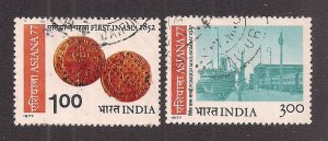 INDIA SC# 771-72  FVF/U  1977