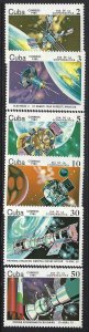 Cuba 2693-98 MNH SPACE 157B