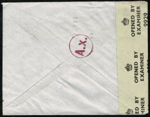 G.B.KG VI 1943 RED CROSS MESSAGE SCHEME COVER WITH SG 469 IN FAIR CONDITION