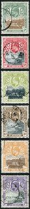 St Helena SG55/60 KEVII Set of 6 Fine used