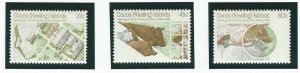 Cocos Islands  mnh  s.c.# 65-67