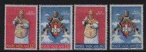 VATICAN CITY, 250-253 MINT HINGED SET