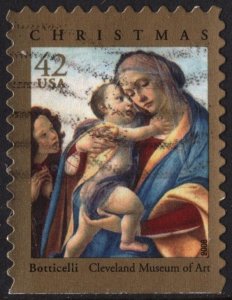 SC#4359 42¢ Madonna and Child Booklet Single (2008) Used