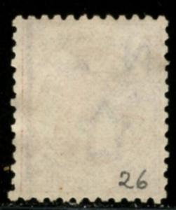 SAMOA Sc#18b SG#39 1887-92 1sh rose carmine perf 12x11½ Used