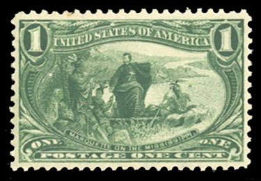 United States, 1898 Trans-Mississippi Issue #285 Cat$27.50, 1898 1c dark yell...